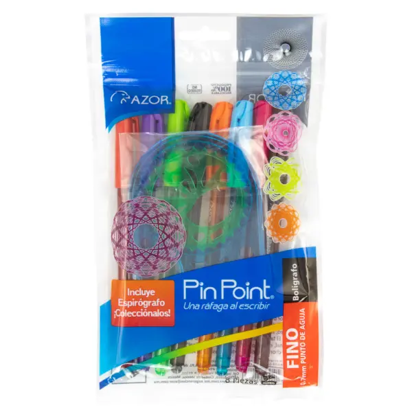 AZOR Pluma PINPOINT 6808 espiro surt 0.7 c/8 -