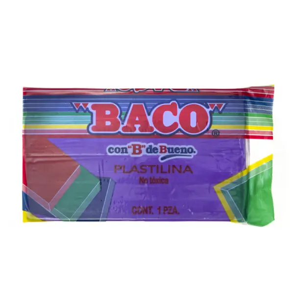 Plastilina Baco Maqueta 180 gramos color Violeta PL015 63 -
