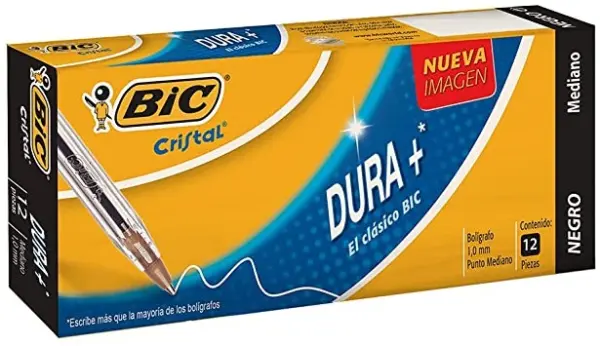 Bolígrafo Negro Dura   Bic 923995/939529 - Negro