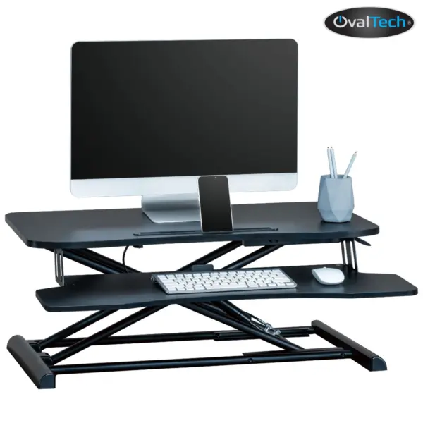 Estación de Trabajo De Pie Y Sentado OVDESK-800MM OVALTECH de dimensiones 800x400mm -