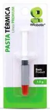Pasta Térmica para CPU 1.5g - Gris, Jeringa c/ aplicador y tapa, Uso fácil y preciso, 034600 BROBOTIX