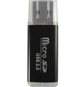 Lector MicroSD BROBOTIX 345673N - Negro, USB 2.0