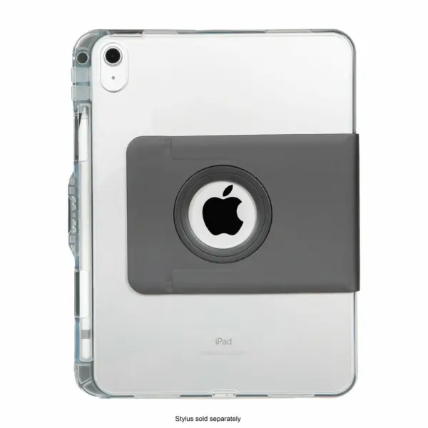 Funda transparente para iPad de 10.9 pulgadas (10ª generación transparente) Funda protectora de grado militar con visión de retrato y paisaje manos libres -
