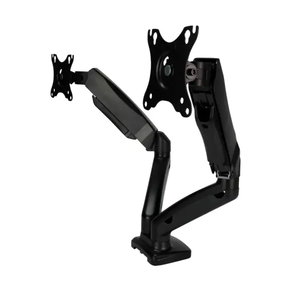 BRAZO/SOPORTE DUAL MECÁNICO MAG600 GAME FACTOR PARA MONITORES DE HASTA 27 PULGADAS Y 6 - 5 KGS, PISTONES DE GAS, VESA 75-100