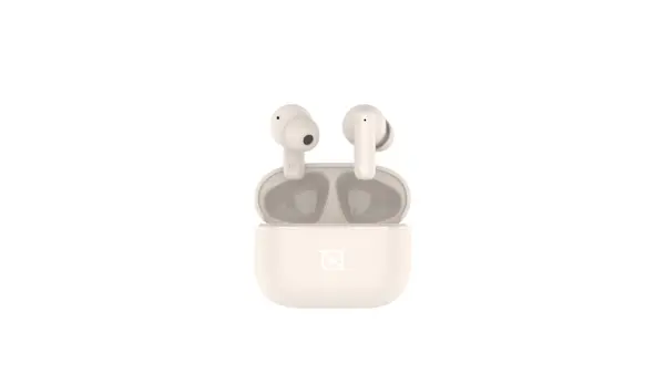 AUDIFONOS IN-EAR NTWS-103 BLUETOOTH 5.3 TWS SUPER BASS MANOS LIBRES HASTA 5 HRS DE DURACIÓN - 4 INDICADORES DE CARGA EN DOCK, BEIGE