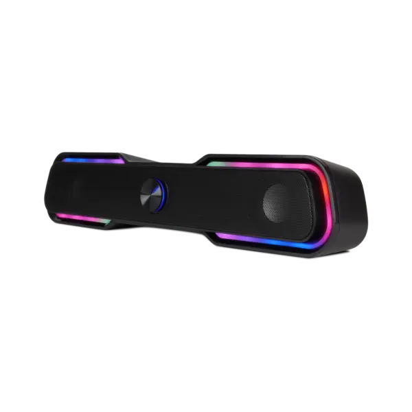 Bocinas Start The Game BSP-350 Bluetooth/3.5Mm - Usb, Iluminación Rgb, Negro