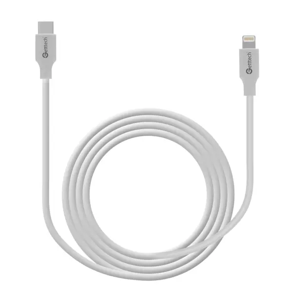 GETTTECH CABLE USB - LIGHTNING A USB TIPO C- MODELO GCL-LTUT-01