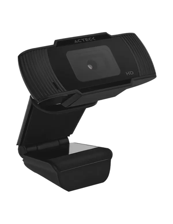 Webcam ACTECK USB 2.0-JACK 3.5 MM WINDOWS-MAC OS-LINUX HD 720P GC154 Micrófono Externo Negra HAPTOS CW210 -
