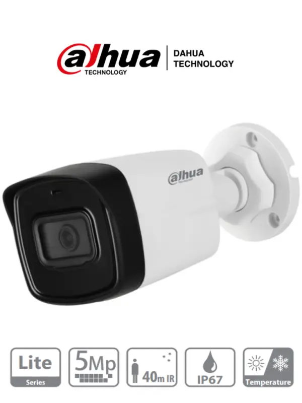 Cámara Bala Dahua Technology DH-HAC-HFW1500TLN-0280B-S2 -