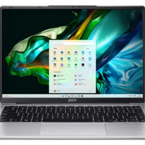 LAPTOP ACER ASPIRE LITE CORE I3-N300; PANTALLA 14 WUXGA IPS; 8 GB RAM; 512 GB SSD; WINDOWS 11 HOME; 1 año de garantía   1 año contra Robo; PLATA -