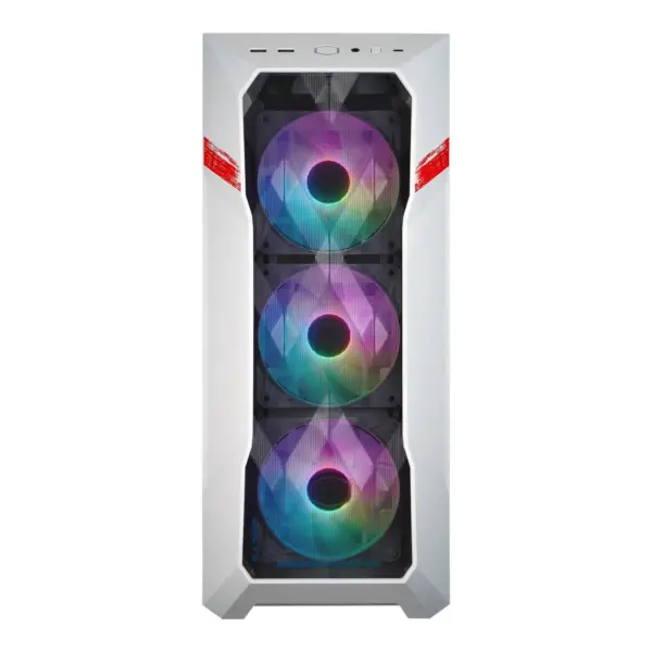 Gabinete COOLER MASTER  TD500V2-WGNN-SRY MasterBox TD500 Mesh V2 Ryu con Ventana - 4 ventiladores CF120 ARGB