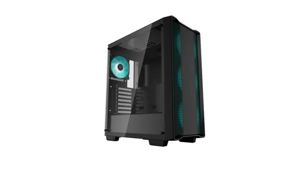 Gabinete Gamer DeepCool CC560   Fuente de Poder PK600D de 600W (R-CC560-SIBKGAA4-A-1) - Color Negro, Formato Media Torre