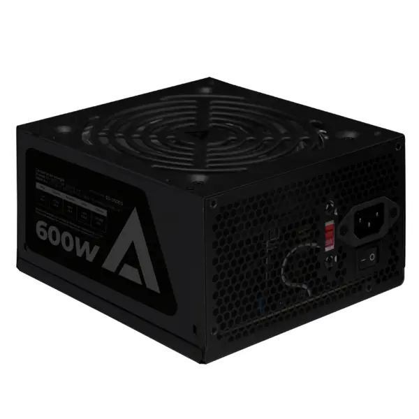 Fuente de Poder ACTECK ATX 600 W 1X20 4 PIN -1X 4 PIN -1XPCIE 6 2 PIN -3XSATA -2XMOLEX-1XFLOPPY LED BLAZAR FT600 -