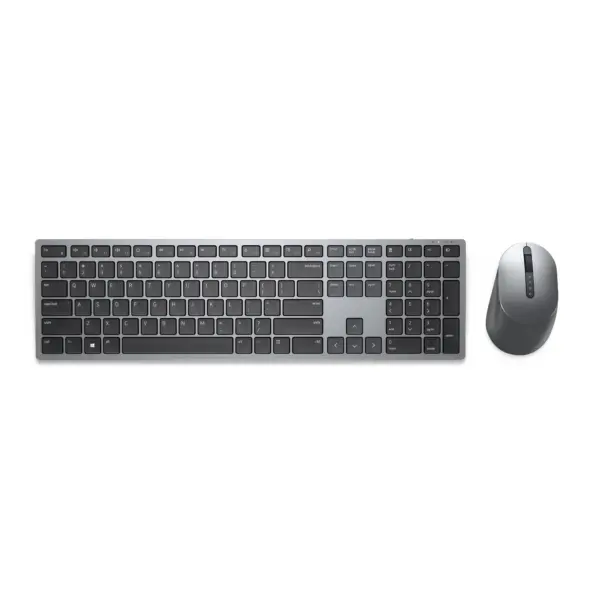 DELL Kit Teclado y Mouse Premier  KM7321W INGLES 580-AJIX. Color Gris titán - USB Inalámbrico Bluetooth/RF Mouse - Óptico - 4000 dpi - 7 Botón - Rueda de d -