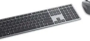 Kit Teclado y Mouse DELL KM7321W - Español, Gris