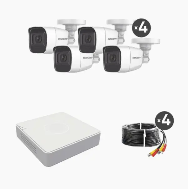Kit de videovigilancia HIKVISION B8-KIT-MIC - 4, 1920 x 1080 Pixeles