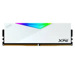 Memoria RAM ADATA XPG LANCER RGB - DDR5 16GB UDIMM 6000MHz. Disipador BLANCO con RGB. NP. AX5U6000C3016G-CLARWH