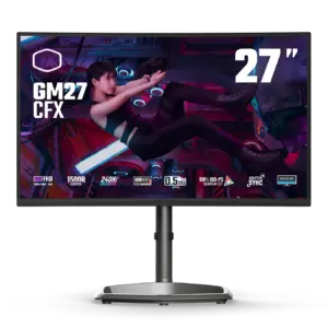 Monitor Curvo COOLER MASTER GM27-CFX-US - 27 pulgadas, .5 ms, Negro