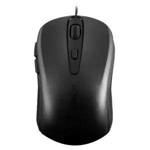 Mouse Alambrico Essential  ACTECK MM271 - Negro, 5 botones, Alámbrico, 800/1200/1600/2000 DPI