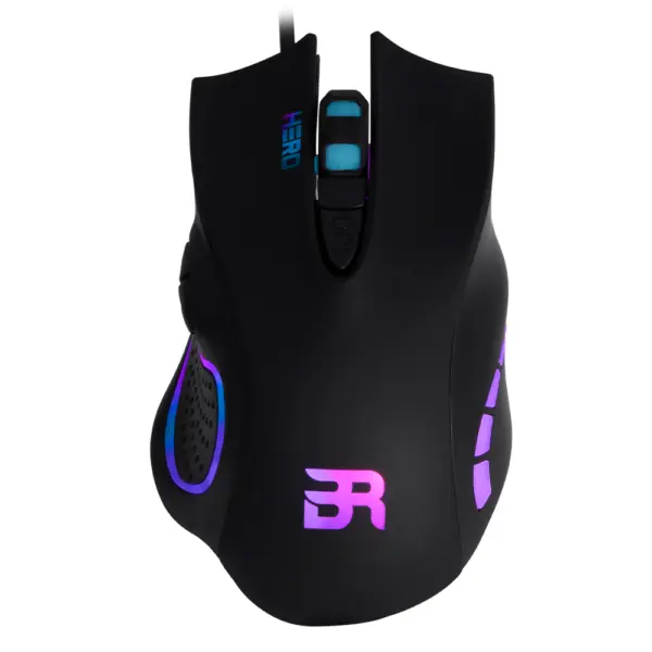 Mouse Gamer BALAM RUSH Alámbrico USB 3200 DPI 4 LVLS 5 Botones   Scroll WINDOWS-LINUX-MAC-XBOX ONE-PS4 LED HERO GM325 -