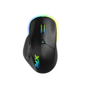 Mouse GAMING XPG ALPHA WIRELESS - Conexión Inalámbrico 2, 4G / Bluetooth 5.1 / Con cable. Interfaz USB Tipo-C. NEGRO. ALPHAWL-BKCWW