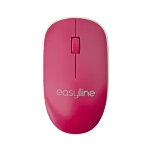 Mouse Easy Line EL-995135 - Magenta, Inalámbrico, 1000 DPI
