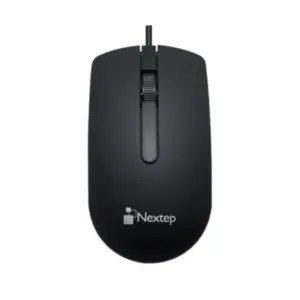Mouse Nextep Alámbrico USB NE-414 1000 dpi Color Negro 3 botones USB -