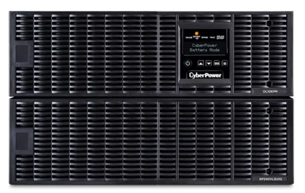 No Break Cyberpower OL10KRT 10000VA /10000W - Online Doble Conversión, 200 - 240 Vac / 200 - 240 Vac. Pantalla LCD