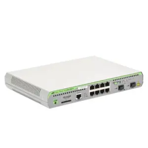 Switch ALLIED TELESIS Administrable CentreCOM GS970M - Capa 3 de 8 Puertos 10/100/1000 Mbps   2 puertos SFP Gigabit. AT-GS970M/10-10