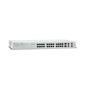 Switch ALLIED TELESIS WebSmart - 24 puertos PoE  10/100 Mbps   2 puertos 10/100/1000 Mbps   2 SFP Gigabit Combo, 193 W. AT-FS750-28PS-10.