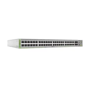 Switch ALLIED TELESIS Administrable CentreCOM GS980M - Capa 3 de 48 puertos 10/100/1000 Mbps  4 SFP Gigabit. AT-GS980M-52-10.