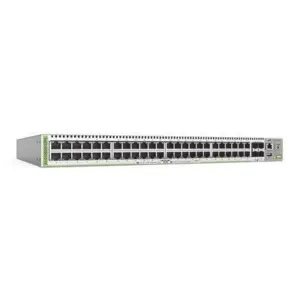 Switch ALLIED TELESIS PoE  Administrable CentreCOM GS980M - Capa 3 de 48 puertos 10/100/1000Mbps   4 SFP Gigabit, 740 W. AT-GS980M/52PS-10.