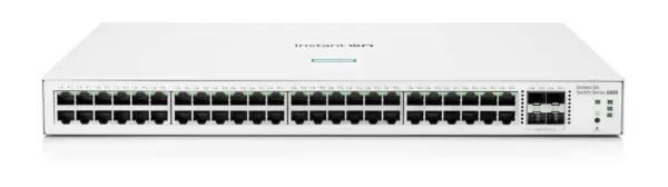 48x puertos RJ-45 10/100/1000 Mbps - 4x puertos SFP 1GbE, 104 Gbps