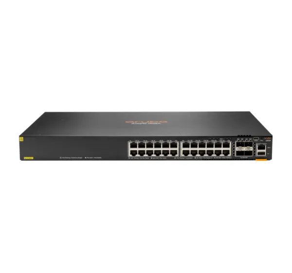 24 puertos 10/100/1000 BASE-T Class 4 PoE p - 4 puertos 1/10/25/50G SFP, 448 Gbps