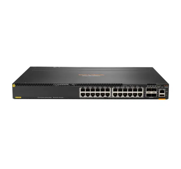 24 puertos 10/100/1000 BASE-T PoE  - 4 puertos 1/10/25/50G SFP, 448 Gbps.