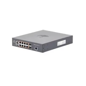 Switch CAMBIUM cnMatrix EX2010-P capa 3 de 10 puertos (8 PoE Gigabit 802.3af/at - 2 SFP, 1 consola, 1 MNGMT, 1 USB). MX-EX2010PXA-U.