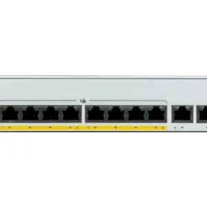 Switch Cisco Catalyst C1000-8P-2G-L 8 puertos Gigabit Ethernet - POE, 2x1G SFP, Smartnet se vende por separado.
