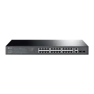 Switch TP-LINK 	 TL-SG1428PE - Negro, 304, 7 W, 26 puertos, Cat3, Cat4, Cat5, Cat5e, Cat6