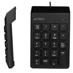 Teclado Numérico  ACTECK AC-932622 - USB, Numérico, Negro, Universal