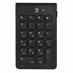Teclado Numérico Inalámbrico NUMBRA PC-201106 - diseño portátil, ligero y delgado es el complemento ideal para tu laptop, teclado 1.5 Vcc 40mA (1 batería AA