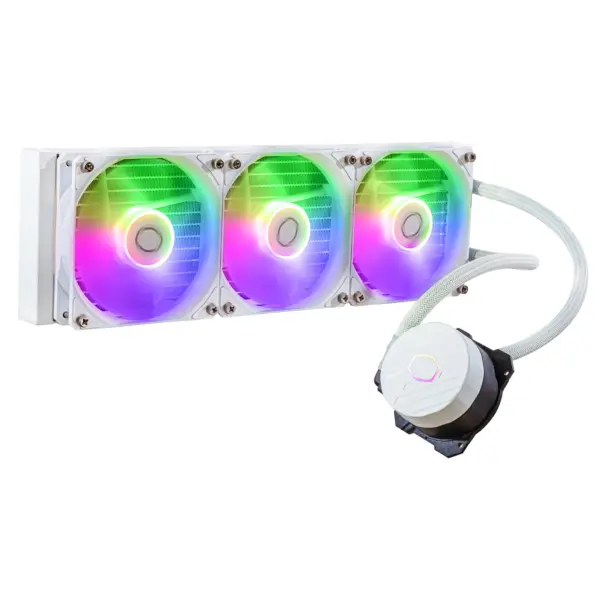 Enfriamiento COOLER MASTER MLW-D36M-A18PZ-RW - Blanco, Kit de refrigeración liquida, 27.2 dB, 1750 RPM
