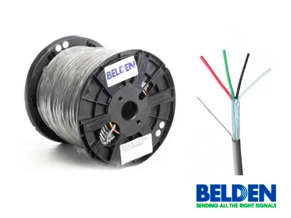Cable para seguridad y sonido BELDEN 5501UE - 305 m, Gris, Interior, 100  Cobre