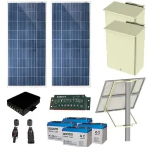 Kit de Energía Solar EPCOM PL-4POE-25 -