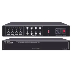 TRANSCEPTOR EPCOM  4K 1*Receptor Activo 8 Canales -