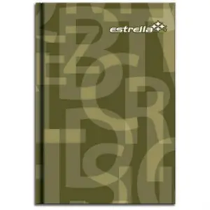 Libreta 1/8 pasta dura ESTRELLA 92 96H Raya Medidas 11 x 15.3 cm laminado mate -