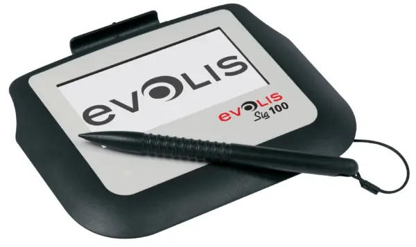 Digitalizador de Firm EVOLIS SIG100 - Negro, Color blanco, LCD, Si, Windows, Linux y SDK