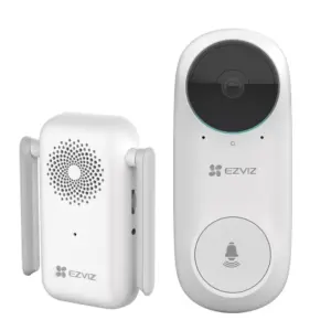 Timbre Inalámbrico (Doorbell) de Batería Recargable (1920x1080) / Sirena WiFi / Micro SD hasta 128 GB / Uso en Interior (DB2C) -