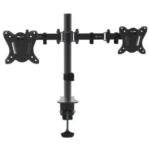 Soporte Getttech tw-1404 para 2 pantallas de 10-30 pulgadas/peso max 10kg -
