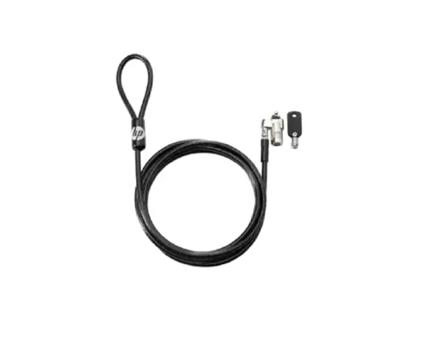 Candado de seguridad HP T1A62AA Llave - Acero galvanizado, 1.83 m, Laptops