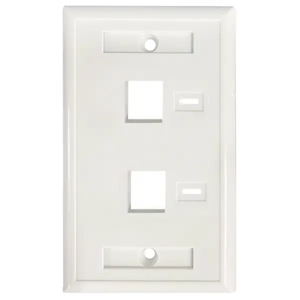 Face Plate 772396 INTELLINET - Blanco 2 Perf. Etiqueta